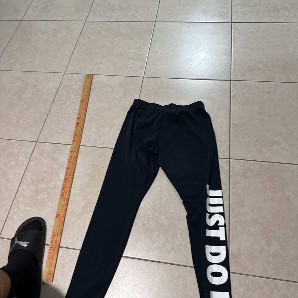 Nike Just Do It Active Leggings Black Women's Size Medium - Picture 4 of 4
